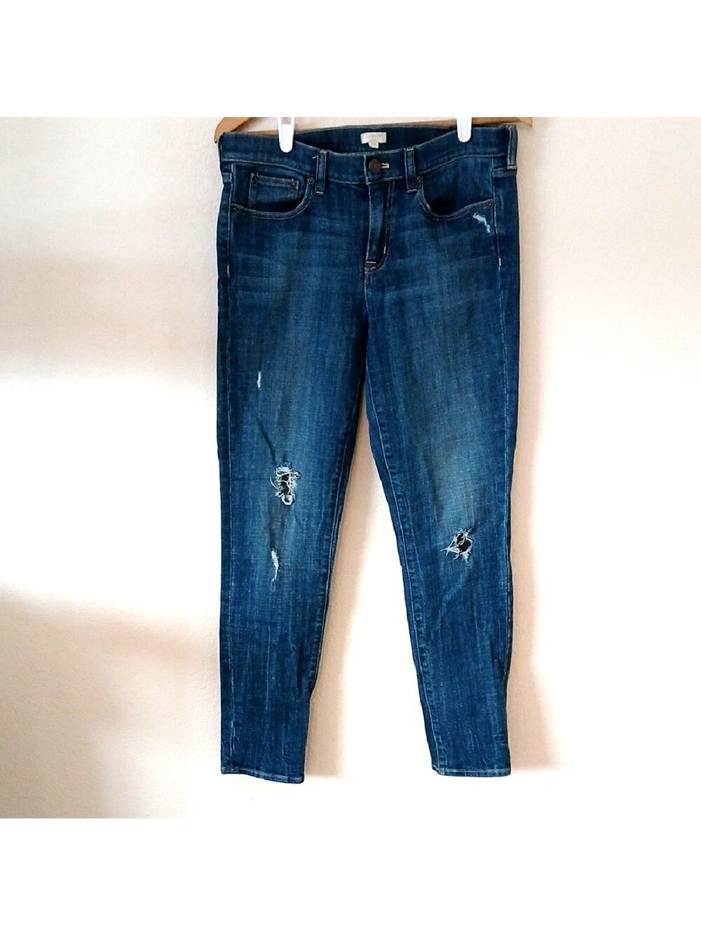 J. Crew Factory Stretch Distressed Jeans Size 29